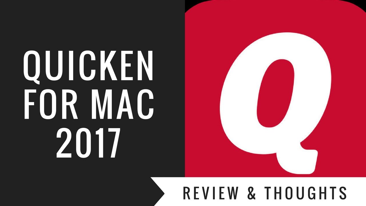 quicken for mac 2017 or 2016